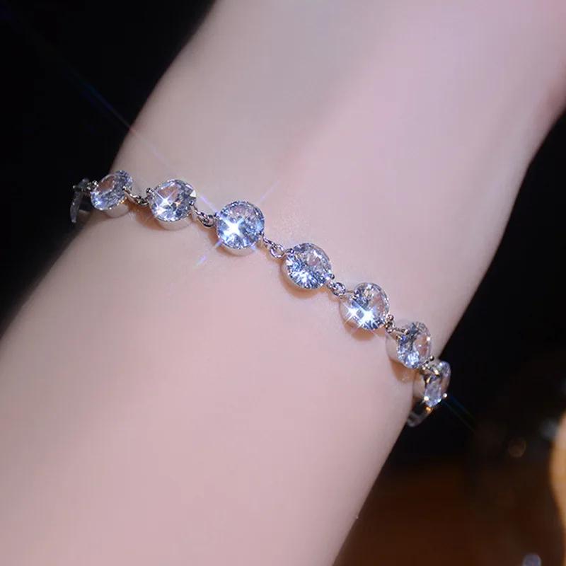 

Sterling Bracelet Partial Pearls Knots Bracelet for Women Simple Fashion Jewelry Girl Birthday Gift Dropshipping