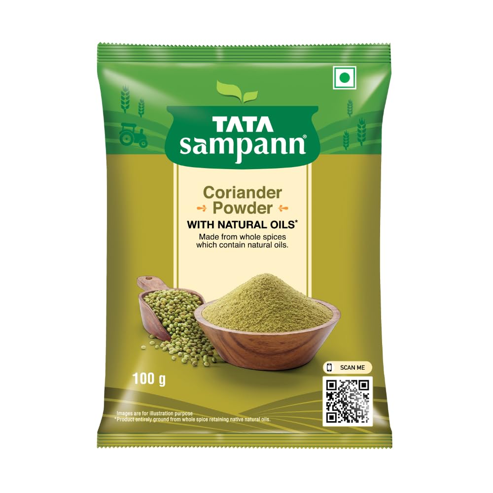 

Tata Sampann Coriander Powder With Natural Oils For Flavorful Cooking 100 g