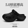 Summer Can Wear Thick-soled Hole Shoes Women's Home Light Breathable Non-slip Fashion Versatile Soft-soled Sandals Women