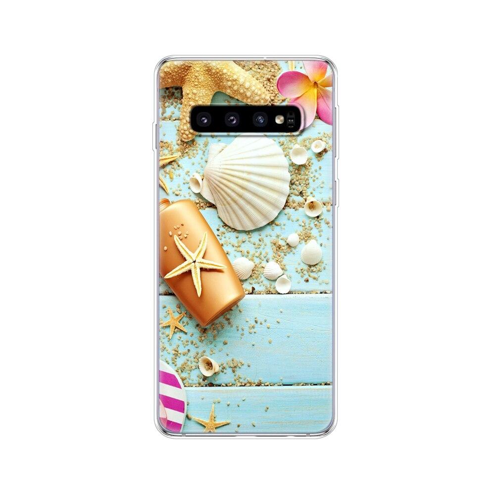 For Samsung Galaxy S10 Case S10Plus Silicone TPU Cover Phone S10 E Case On For Samsung S10 Plus G975F S 10 SM-G973F Transparent