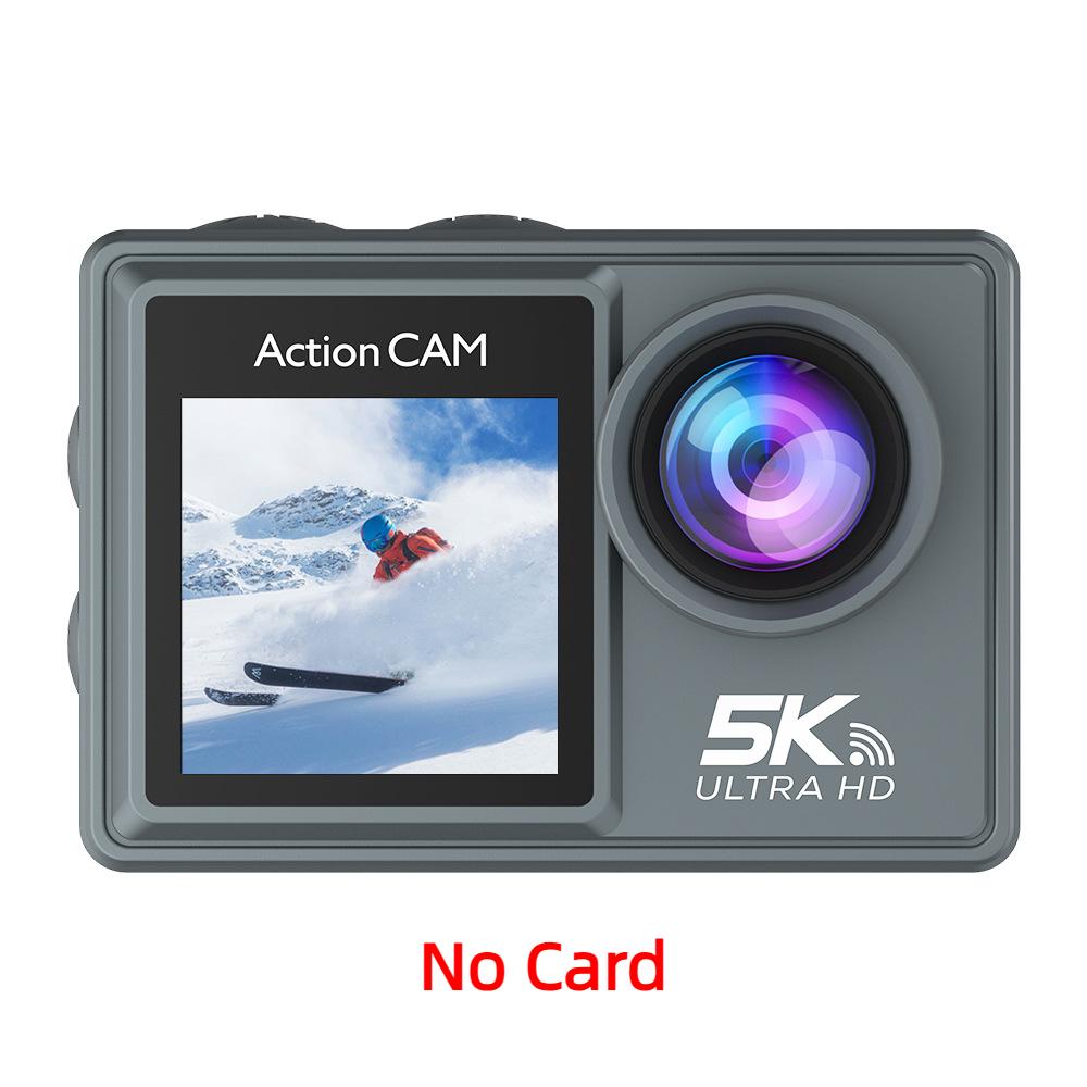 Høydefinisjon 5K Knapp Dobbel Skjerm Sports DV WIFI Fjernkontroll Utendørs Vanntett Kamera Dykkerkamera