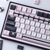 MAIMOOO Lolita Style Keycaps Pbt Moa Cherry Cute Blue Pink Black Customized Sublimation Keycaps AZERTY Alice Layout
