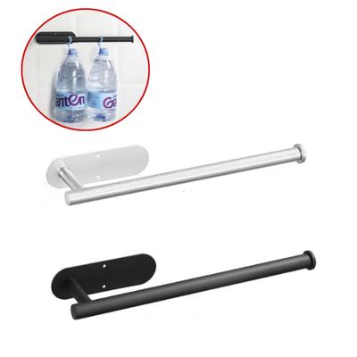 Stanzfreier Papierhandtuchhalter aus Edelstahl für die Küche unter dem Schrank, Rollregal für Badezimmer, Wandmontage für Taschentücher