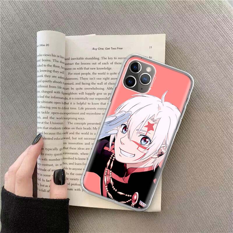 D Gray Man Anime Allen Walker Phone For Apple Iphone 12 13 Mini 15 Pro Max 11 Pro 14 Plus 16 Pro Max 16E Case Shell Cover Clear