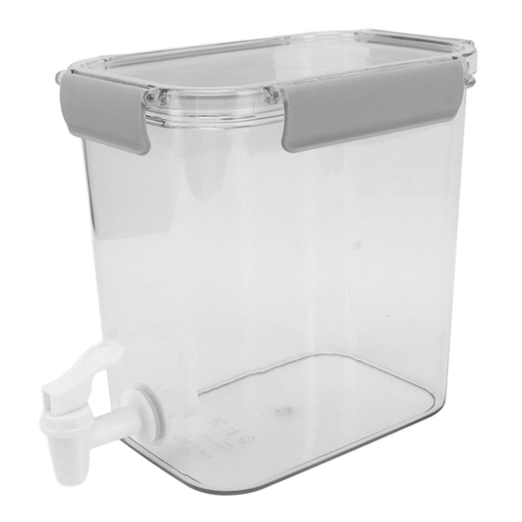 Refrigerator Cold Kettle 3.5L with Faucet Multifunctional PET Economical Practical Fridge Beverage