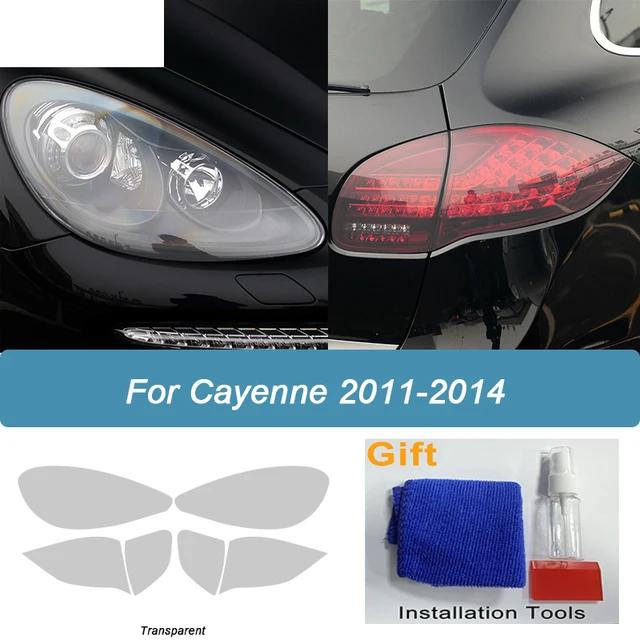 For Porsche Cayenne 958 2011-Present GTS Turbo Car Headlight Protective Film Taillight Tint Wrap Vinyl TPU Sticker Accessories