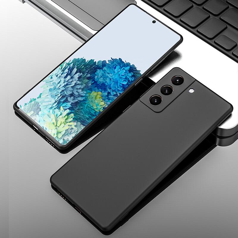 Hotfire Matte Black Silicone Drop-Proof Phone Case for Samsung Galaxy Series