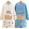 Young Pretty Waterproof Oil-Proof Long Sleeve Kitchen Apron - Stain-Resistant Work Wear