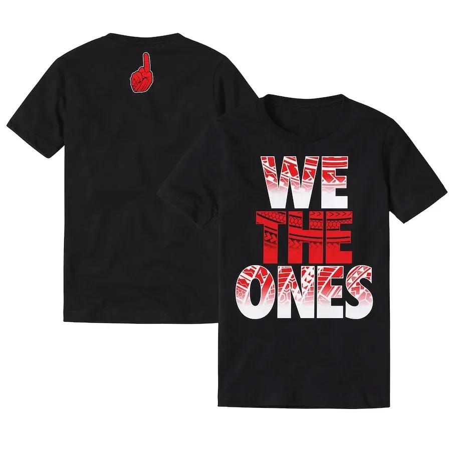 Roman Reigns Maglietta Estiva Wrestling Girocollo Manica Corta T-shirt Campione di Pugilato Palestra Vestiti Asciugatura Rapida Maglietta da Allenamento