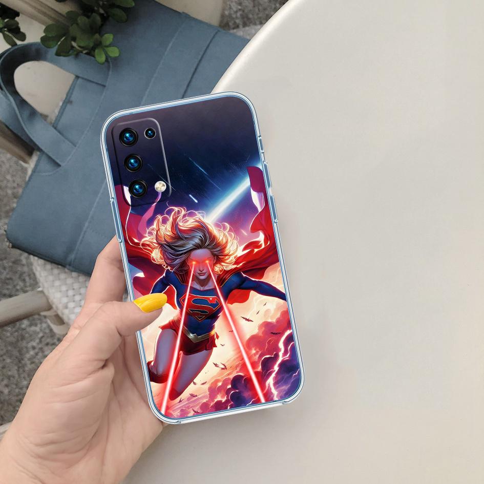 PP60 Supergirl Transparent Phone Case for Motorola Moto G40 G04 G05 One Ace Action Fusion + Plus Hyper Macro Vision Zoom