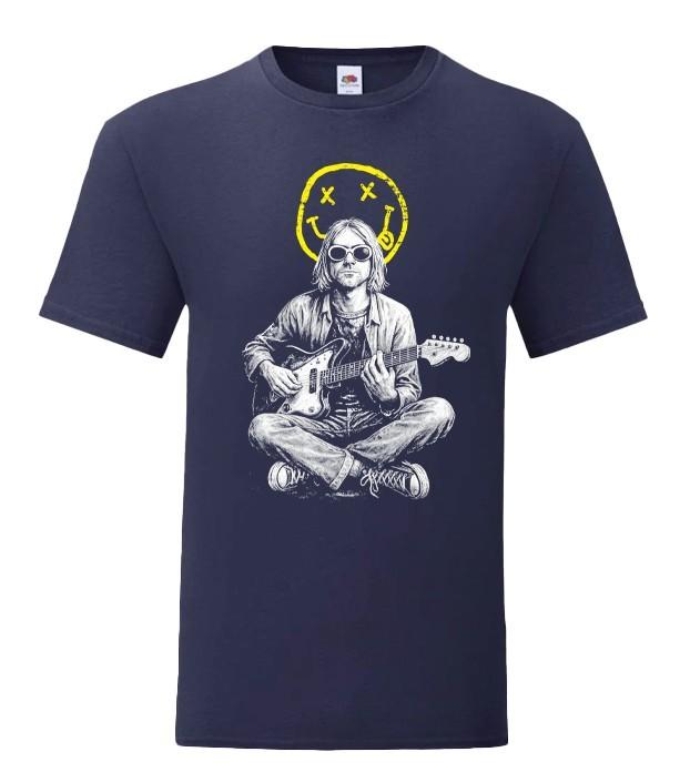 Nirvana Front man Kurt Black TShirt 100 cotton Memorabilia must have Tee XL