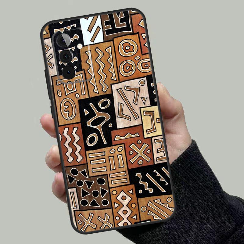 African Wax Print Case For Samsung Galaxy A53 A33 A23 A13 A52 A32 A22 A12 A51 A71 A14 A24 A34 A54 A52S Coque