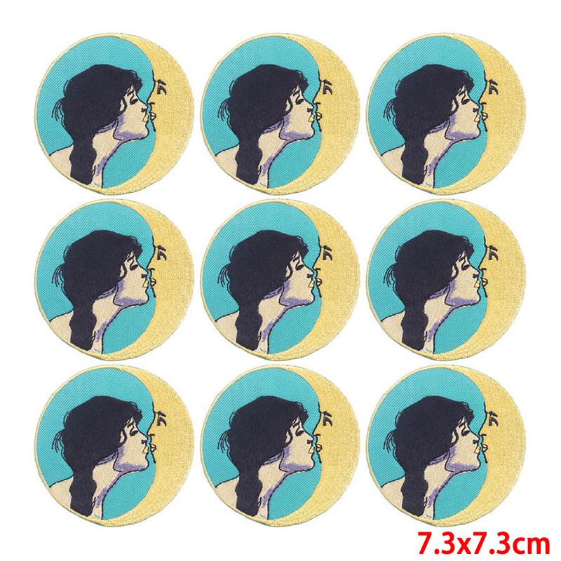 10 Pcs/lot Wholesale Embroidery Patch Iron On Patches For Clothing Patches On Clothes Jackets Decor Applique Sew Supplies