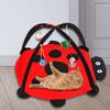 Spielmatte für Katzen, multifunktional, faltbar, bequem, atmungsaktiv, waschbar, ultraweich, universell einsetzbar, 4 Hängespielzeuge, Haustier-/Kätzchen-Hängematte, Heimtierbedarf