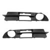 Front Bumper Mist Light Frame 51117049243 51117049244 ABS Accessories Black Car E60 E61 Fog Light Grille Cover