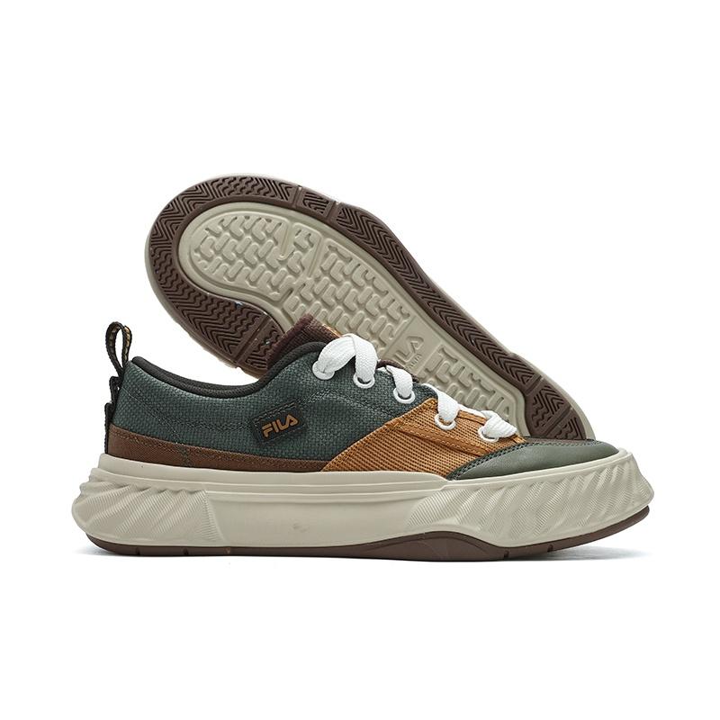 FILA Fosso Chuanxing Shoes Low top Canvas Shoes Men's Green Yellow F12M422304FCI