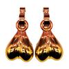 2Pcs Shoe Decorations Creative Shape Polish Surface Waterproof Bright Color Long Lasting Show Unique Charm Resin Sandal Hanging Ornament