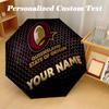 Queensland Maroons Automatic 8‑ribs Umbrella, Custom Name Text Personalized Folding Umbrella Rain Sun Gift