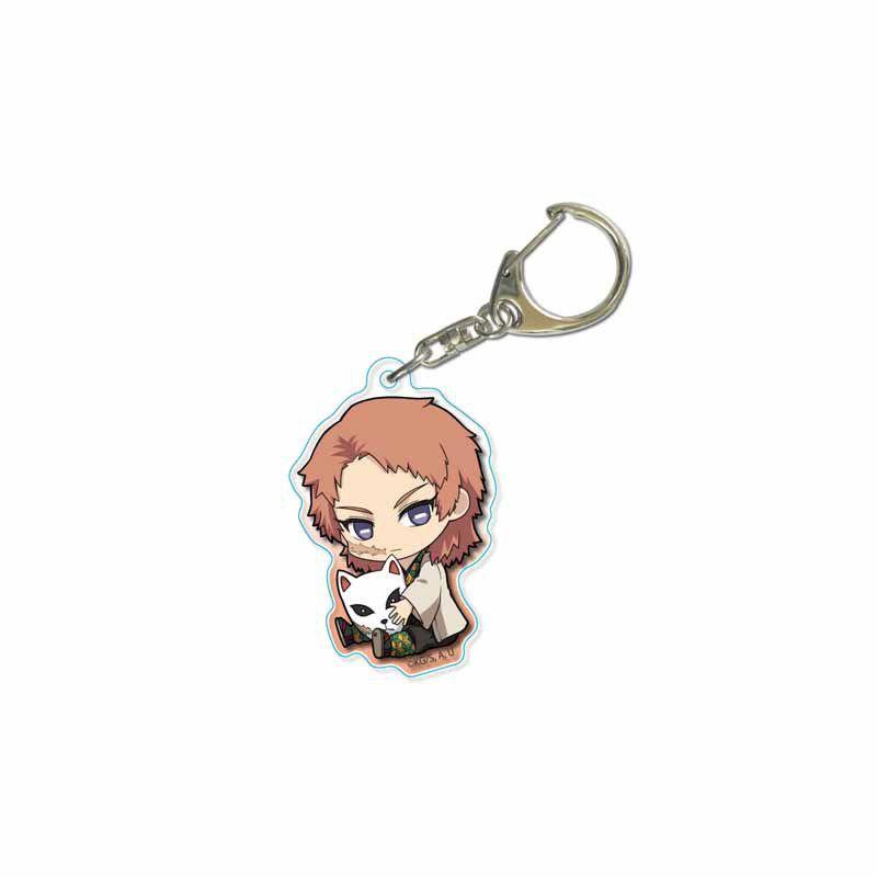 Demon Slayer Anime Cartoon Character Acrylic Keychain Bag Pendant Accessories