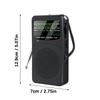 Pocket Sized Radio FM AM SW Reception LED Flashlights Headphone 3.5mm Plugs Ideal for Camping Hiking Daily Activity