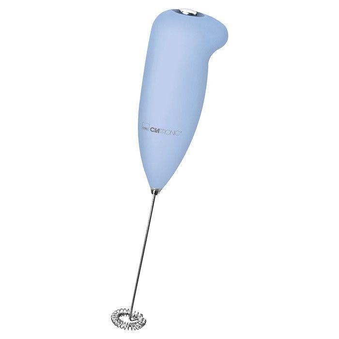 Mousseur à lait - Clatronic - MS 3089 - Bleu - Boîtier doux au toucher - Fonctionnement sur piles