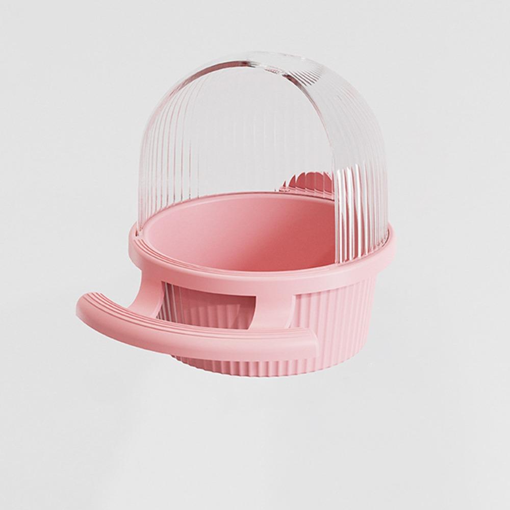 with Lid Parakeet Anti-Splash Food Box Hanging Parrot Food Trough Bird Feeder Dispenser  Bird