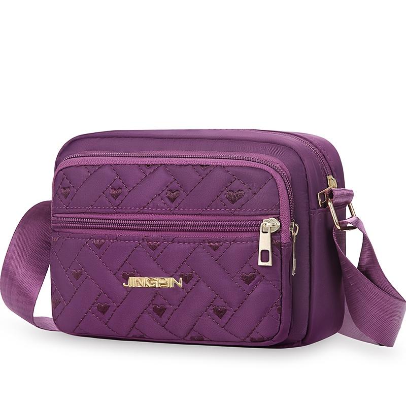Unisex Messenger Bag - Lightweight Crossbody Bag with Zipper Closure, Minimalist Everyday Purse for Men & Women