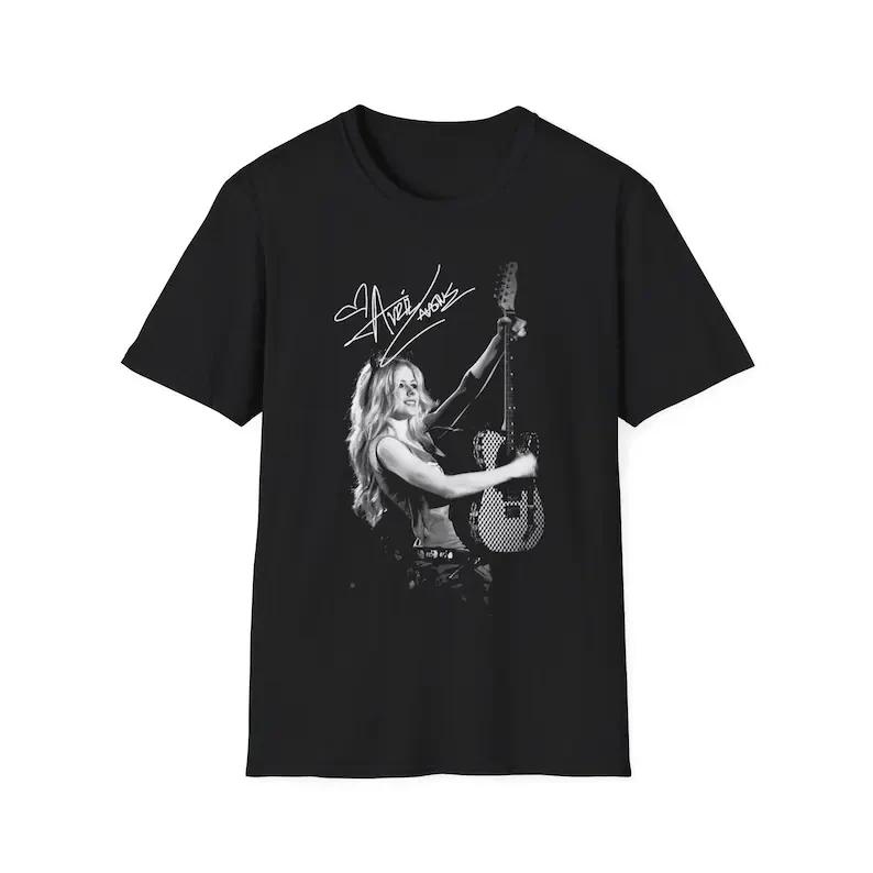 

Avril Lavigne Shirt, Pop Punk Princess Tee, 2000s Y2K Graphic T-Shirt 4XL