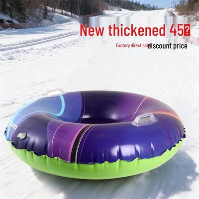 In-Stock Inflatable Children's Snow Tube - Winter Skiing, Anti-Rollover, Thickened with Portable Storage