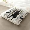 Manta Cozy Suave de Franela para Dormir de la Banda Mystery Tokens Ligera Agradable para la Piel para Sofá Cama Oficina y Viaje
