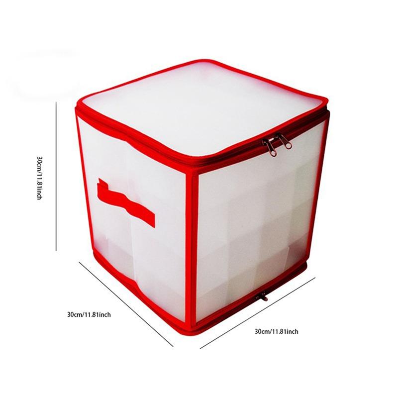 1/2 Stück 64 Fächer Weihnachtsbaumkugel Aufbewahrung Sortier Aufbewahrungsbox Mit Deckel Weihnachten Xmas Baum Dekoration Kugeldekor Kugeln Aufbewahrungsbox