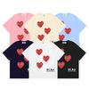 Comme Des Garcons Stil Japanisches Streetwear Grafik-T-Shirt Herren Damen Lockerer Schnitt Kurzarm-T-Shirt
