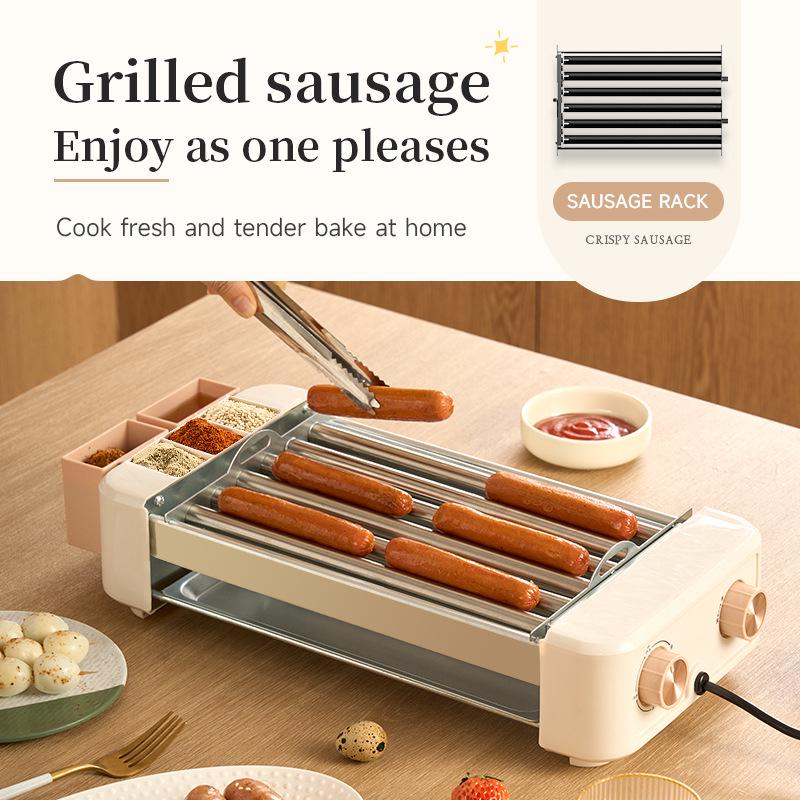 3-in-1 Automatischer Multifunktionaler Wurstbräter & Hot Dog Maker