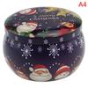 Christmas Candle Jar Christmas Scented Candle Tin Jar Wax Plant Candle Gift Box
