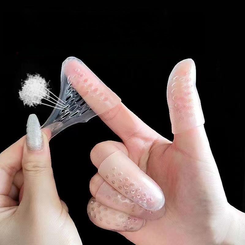 50Pcs Silicone Finger And Toe Protectors Breathable Gel Finger Caps Odorless Finger And Toe Covers For Men And Women Anti-friction Finger Tubes