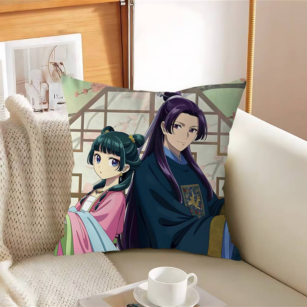 The A-Apothecary Anime Diaries Pillow Case Removable Washable Cushion Cover – All-Season Soft Linen