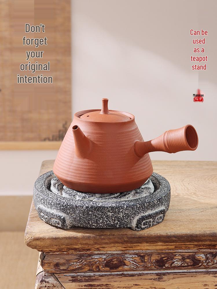 Cotton Charcoal Stove Heat Insulation Pad - High Temp Resistant Tea Kettle Stand, Crack-Proof Ceramic Tray Mat