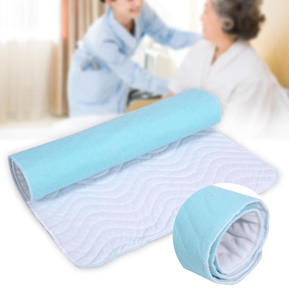 2 Sizes Super Absorbent Washable Reusable Urine Incontinent Mat Breathable Nursing Pad