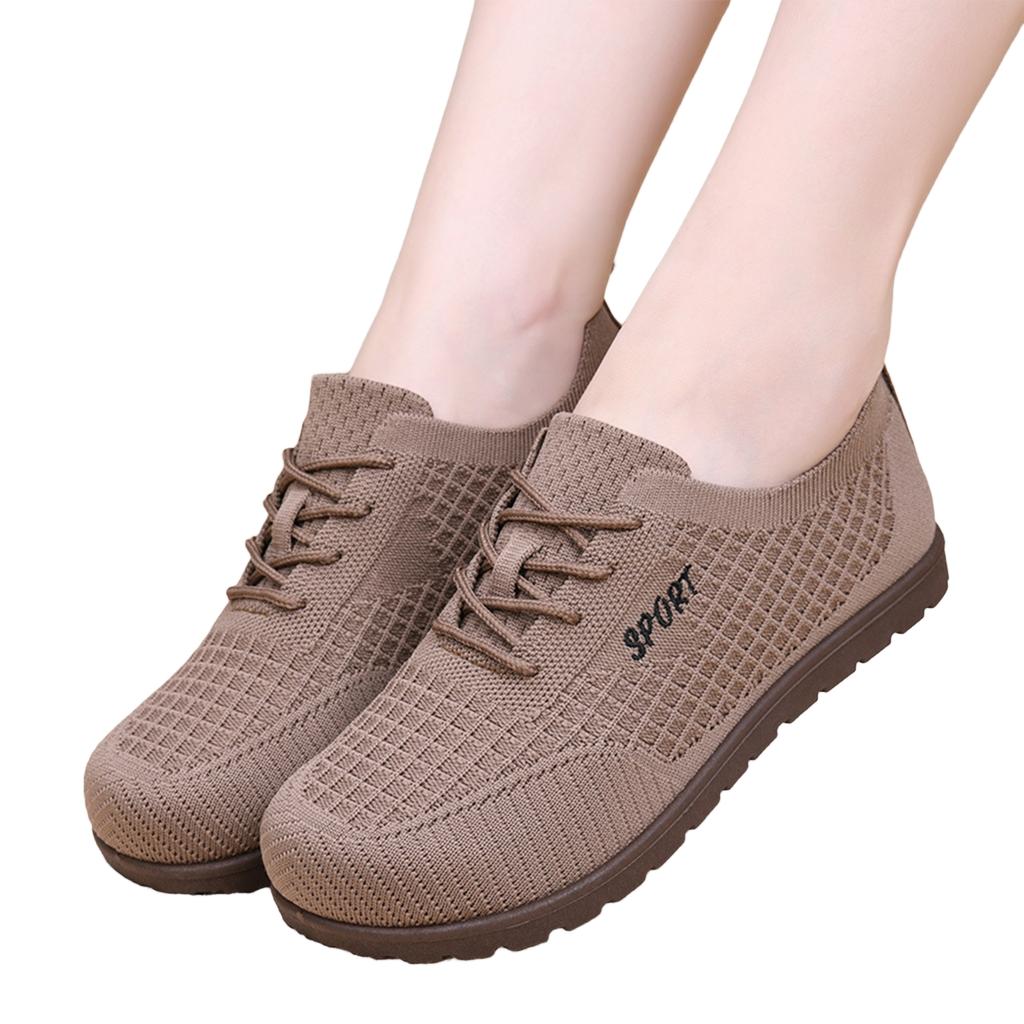 Women's Mesh Lightweight Casual Flats with Soft - Shoes for Everyday Walking