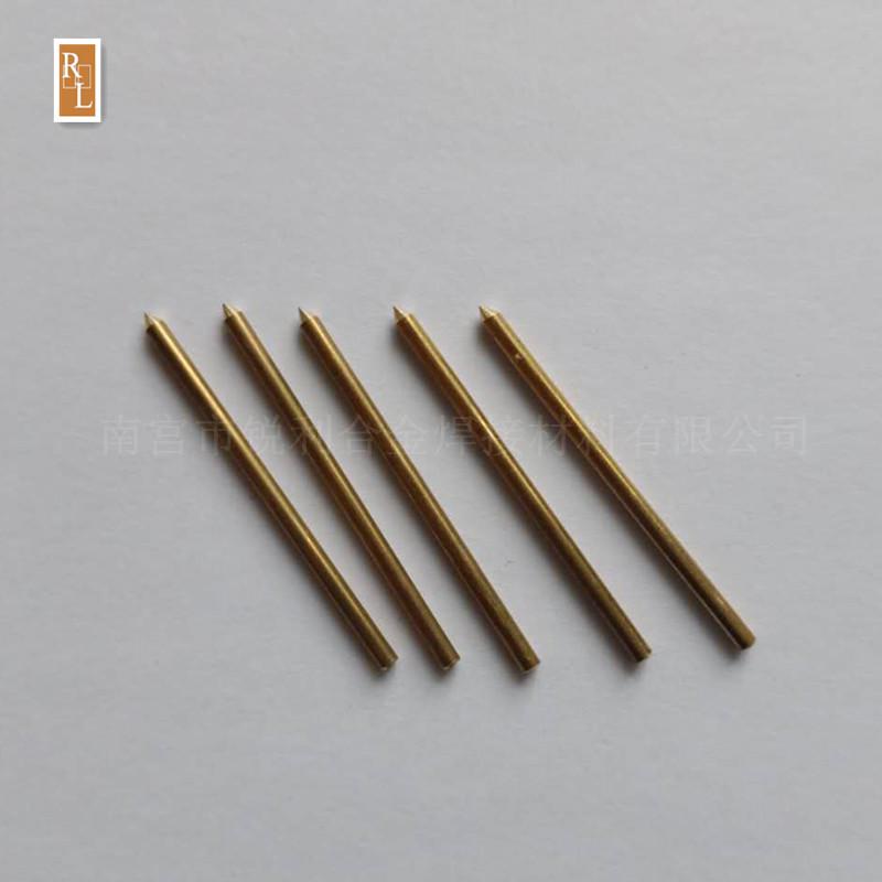 2.0mm x 50mm Sharpened Copper Electrode Needle - Brass Insertion Conductive Pin Terminal.