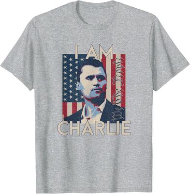 I Am Charlie, We The People, Remember Kirk, US Flag Unisex T-Shirt