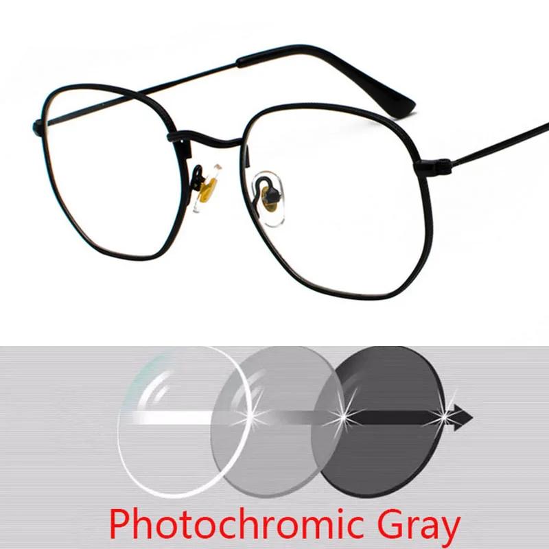 Irregular Myopia Sunglasses Eyeglasses UV Driving Eye Glasses Fashion Men Prescription Diopter Eyewear 0 -0.5 -0.75 To -6.0