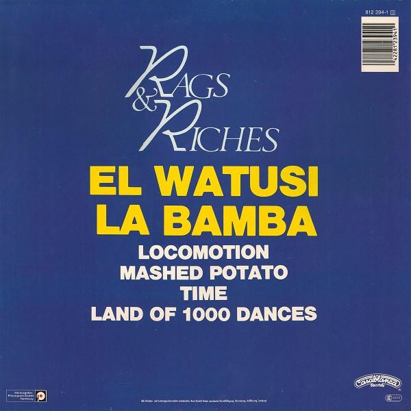 

12inch Record RAGS RICHES El Watusi La Bamba 8123941 Casablanca 1983 Germany SoulFunk Used