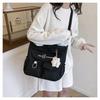 Nylon Tote Bag For Women With Zipper Closure For Casual Travel And School