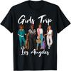 Girls Trip Los Angeles For Melanin Afro Black Vacation Women T-Shirt