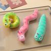 Lagarta Elástica Brinquedo Fidget Lagarta Sensorial Brinquedo de Apertar Minhoca 3D Brinquedo de Subida Lenta para Crianças Adultos Alívio do Estresse