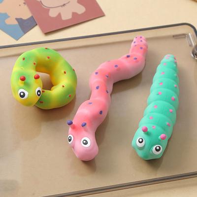 Vikšrelis Tampomas Fidget Žaislas Sensorinis Vikšrelis Suspaudžiamas Žaislas 3D Kirminas Lėtai Kylančio Žaislas Vaikams Suaugusiems Streso Atsarginis