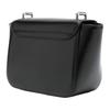VIVIENNE WESTWOOD Linda Saturn Logo Silver Hardware Accessories Leather Shoulder Crossbody Bag Women Bags Black 43040069UL0077BLACK
