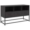 VidaXL TV Cabinet Black 100.5x39x60.5 Cm Steel, TV Stand, TV Sideboard, Multimedia Cabinet, TV Bench, Hi-fi Cabinet, Center of 846542