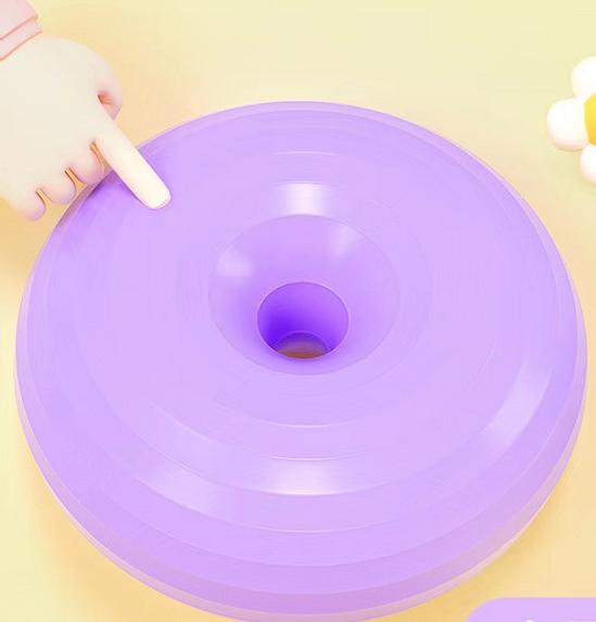 Exercise Ball 20inch Inflatable Yoga Ball with Inflator Anti-Burst Workout Ball Fitness Ball for Balancing Stability Training